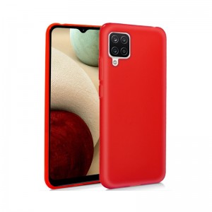 Capa de Silicone Samsung Galaxy A12 / M12 Vermelha