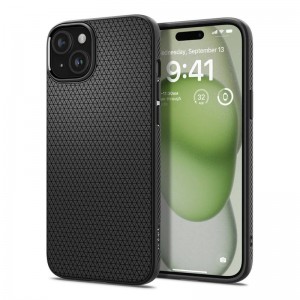Capa Spigen iPhone 15 Plus Liquid Air Matte Black