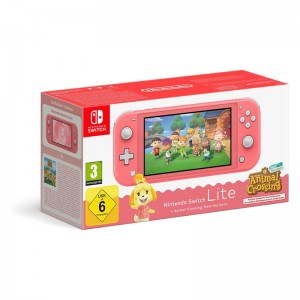 Consola Nintendo Switch Lite Animal Crossing: New Horizons Isabelle Aloha Edition