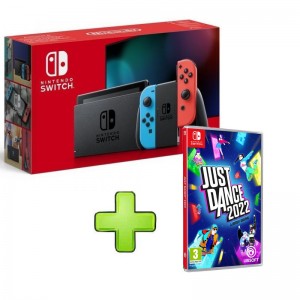 Consola Nintendo Switch V2 Azul/Vermelha + Just Dance 2022