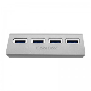 Hub CoolBox de Alumínio com 4 Portas USB 3.0