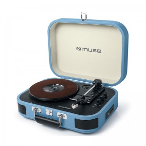 Gira-Discos MUSE MT-201 BTB Vintage Collection Stereo 33/45/78 RPM Bluetooth