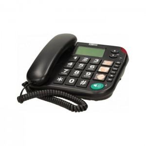 Telefone Fixo Maxcom KXT480 Black