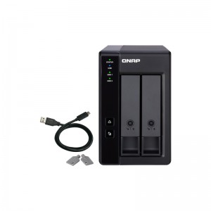 Estrutura de Expansão para NAS Qnap TR-002 2 Baías RAID USB 3.2 Gen 1