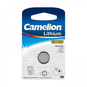 Pilha de Botão de Lítio Camelion CR1620 3V