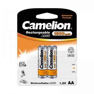 Pilhas Recarregáveis Camelion AA 1500mAh 2 Unidades