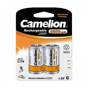 Pilhas Recarregáveis Camelion R14 2500mAh 2 Unidades