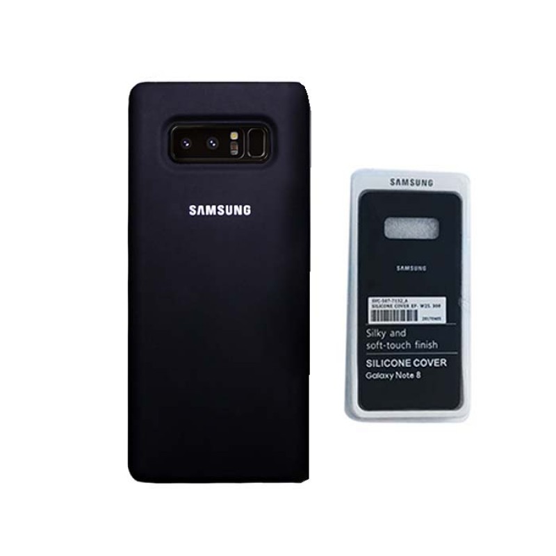 Capa Samsung Galaxy Note 8 Silicone Cover Preta