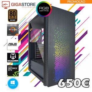 Gigastore Gamer Ryzen 5 2600 3.9Ghz AM4  Ram 8GB Nvidia GTX 1650