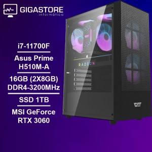 Desktop Gaming i7-11700F RTX 3060 16GB RAM 1TB SSD W11