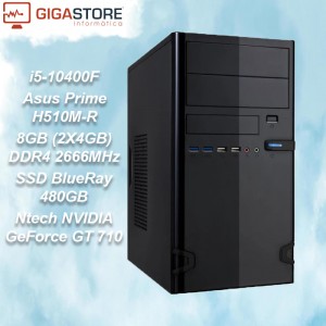 Desktop Gaming i5-10400F GT 710 8GB RAM 480GB SSD W11