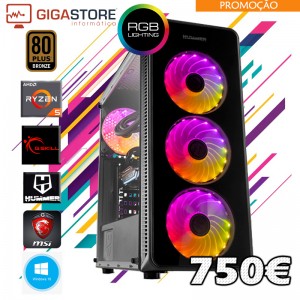 Gigastore Gamer Ryzen 5 2400G 3.6GHz Ram 8GB MSI GTX 1660