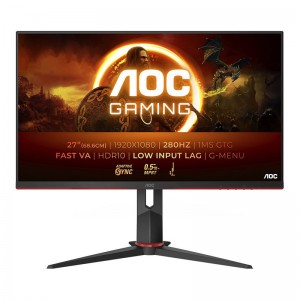 Monitor AOC Gaming 27G2ZN3/BK VA W-LED 27" FHD 16:9 280Hz VESA Adaptive Sync / FreeSync Premium