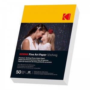 Papel Fotográfico KODAK Fine Art Etching 10 x 15 cm 210 g/m² Branco