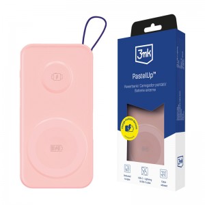 Powerbank 3MK PastelUp Lightning Pink