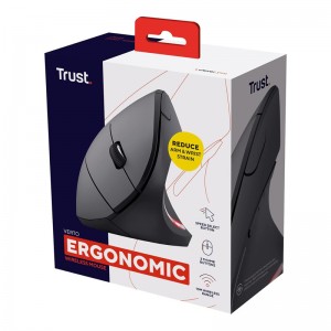 Rato Trust Verto Ergonómico Wireless