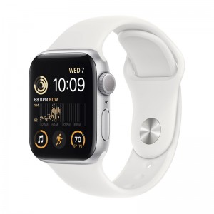 Apple Watch SE (2ª Geração) GPS 40mm Alumínio Prateado c/ Bracelete Desportiva