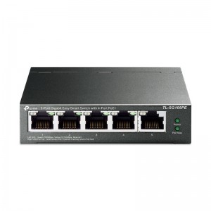 Switch TP-Link TL-SG105PE 5 Portas Gigabit Smart Managed PoE+