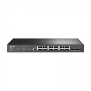 Switch TP-Link TL-SG3428 JetStream 24 Portas Gigabit Managed + 4 Portas SFP Rack Mountable