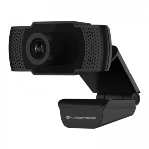 Webcam Conceptronic 1080P Full HD com Microfone