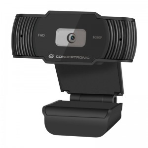 Webcam Conceptronic AMDIS 1080P Full HD com Microfone
