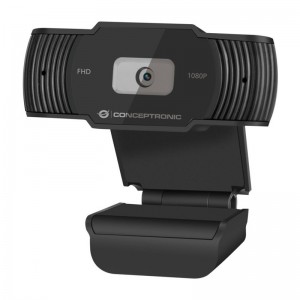 Webcam Conceptronic 1080P Full HD com Microfone