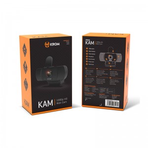 Webcam Krom Kam FHD 1080P