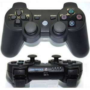 Comando PS3 Dual Shock 3 Sixaxis Preto Bluetooth 